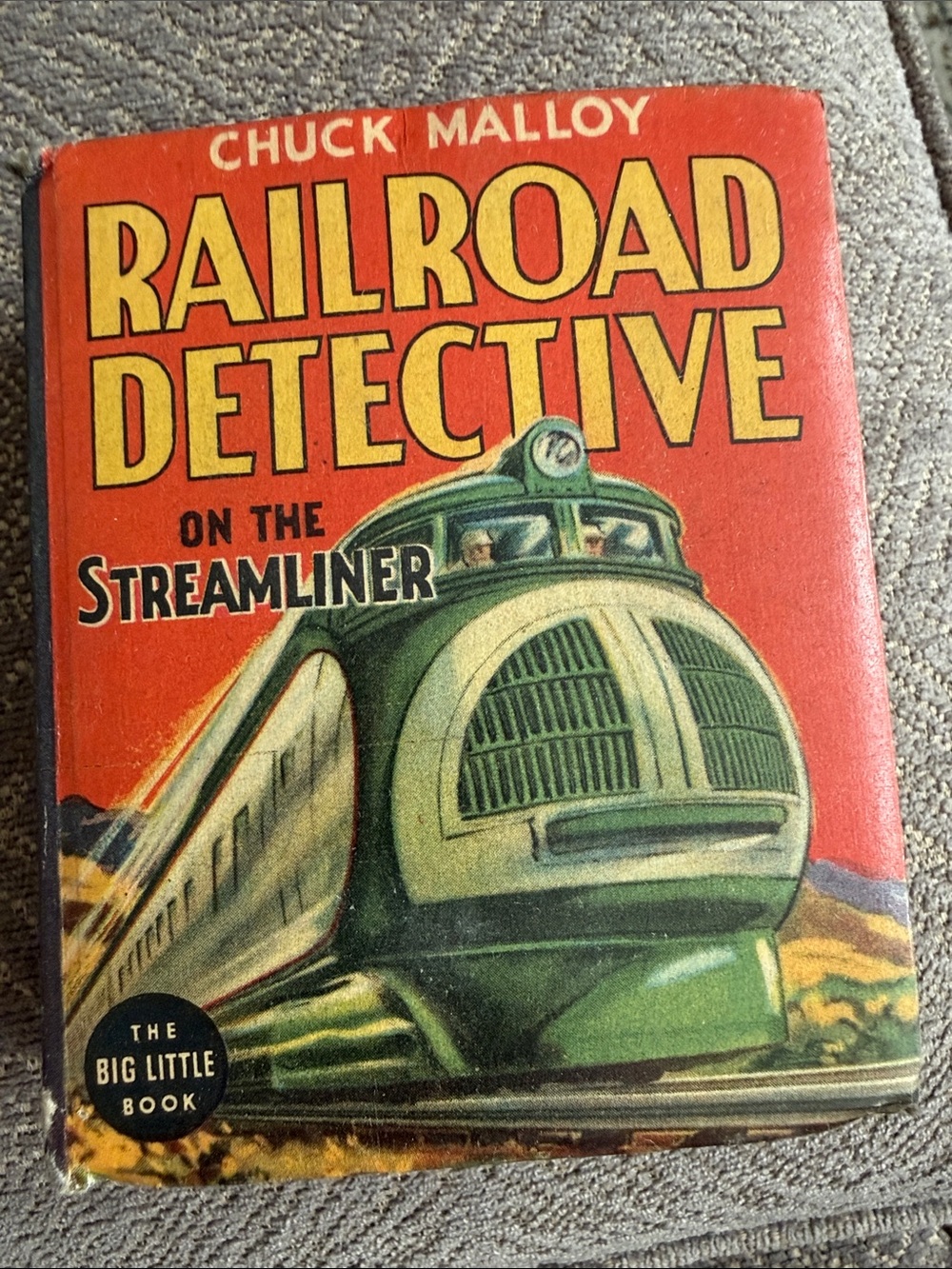 Vintage Railroad Detective on the Streamliner by Chuck Malloy